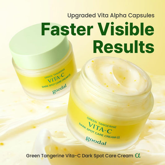 GOODAL Green Tangerine Vita-C Dark Spot Care Cream Alpha 50ml | Wholesale K-Beauty