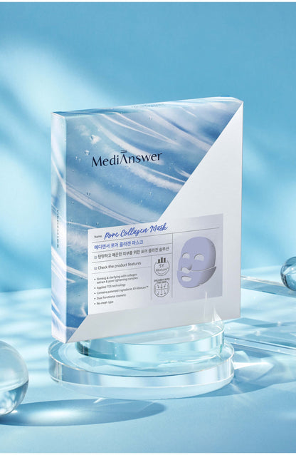 MediAnswer Pore Collagen Mask (Pack of 5) | Wholesale K-Beauty