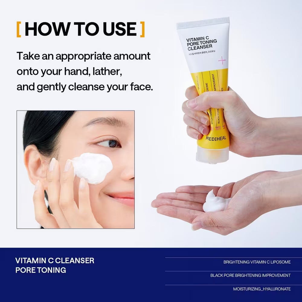 Mediheal Vitamin C Pore Toning Cleanser | Wholesale K-Beauty