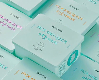 DEWYTREE Pick and Quick Calming Full Mask Sheet - 30 Sheets | Wholesale K-Beauty