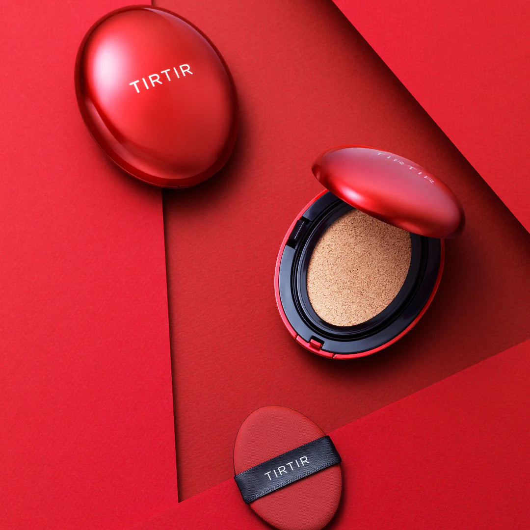 TIRTIR Mask Fit Red Cushion Foundation (Full size), Long-Lasting Radiant Coverage - Wholesale K-Beauty