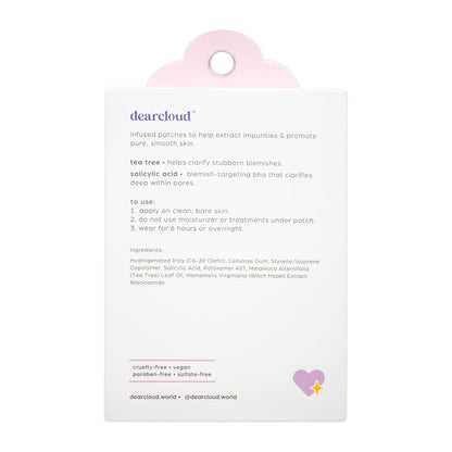 Dearcloud Blemish Patch Refill — Zit Clarity Compact 36ct with Tea Tree + Salicylic Acid — Wholesale K-Beauty