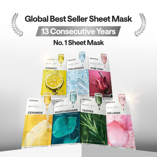 Mediheal Tea Tree Essential Mask – Calming Sheet Mask with Tea Tree, Centella, and Chamomile | Wholesale K-Beauty
