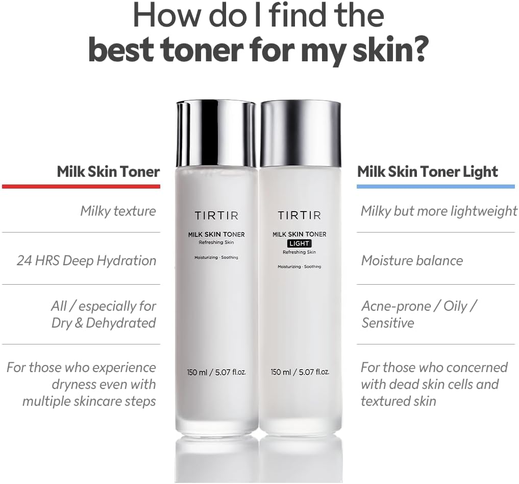 TIRTIR Milk Skin Toner Light (150mL) | Wholesale K-Beauty