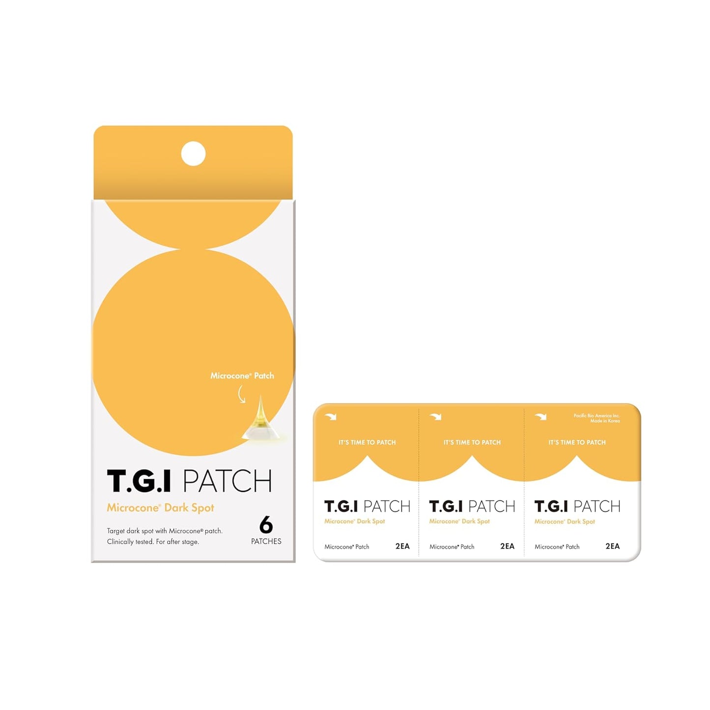 TGI PATCH Microcone Dark Spot - Patches for After Stage of Skin Trouble - Invisible (6pc) | Wholsale K-Beauty