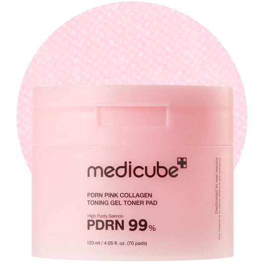 Medicube Pdrn Pink Collagen Gel Toner Pad | Wholesale K-Beauty