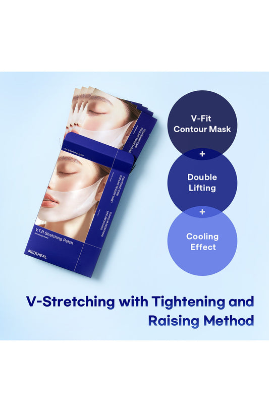 Mediheal V.T.R Stretching Patch (Pack of 4) - Face Skin Firming Band Mask Sheet | Wholesale K-Beauty