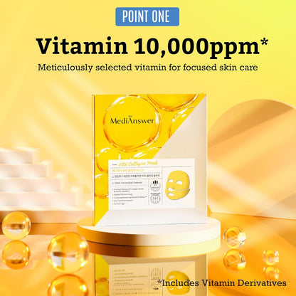 MediAnswer Vita Collagen Mask (Pack of 5) | Wholesale K-Beauty