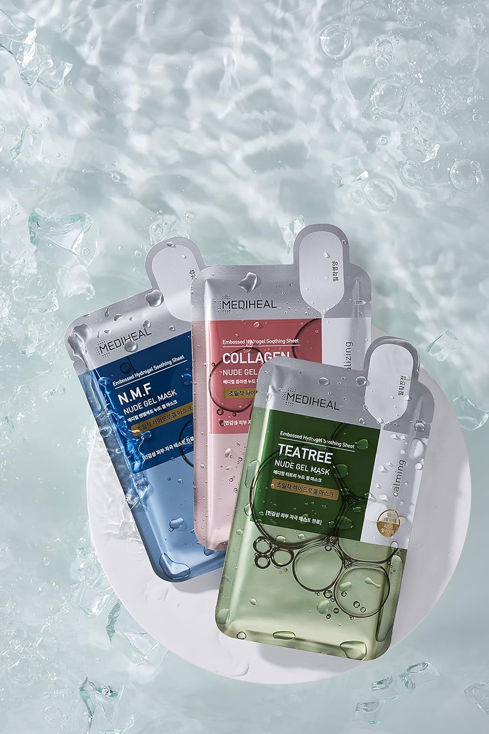 Mediheal Teatree Nude Gel Mask (Pack of 10) - Transparent Hydrogel Sheet | Wholesale K-Beauty