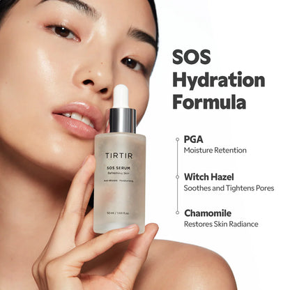 TIRTIR SOS Serum - Radiant Glow Boosting, Plumping, Anti Aging, Hydrating Face Serum | Wholesale K-Beauty