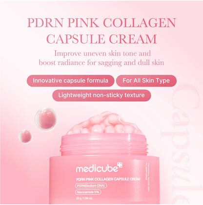 Medicube Pdrn Pink Collagen Capsule Cream | Wholesale K-Beauty
