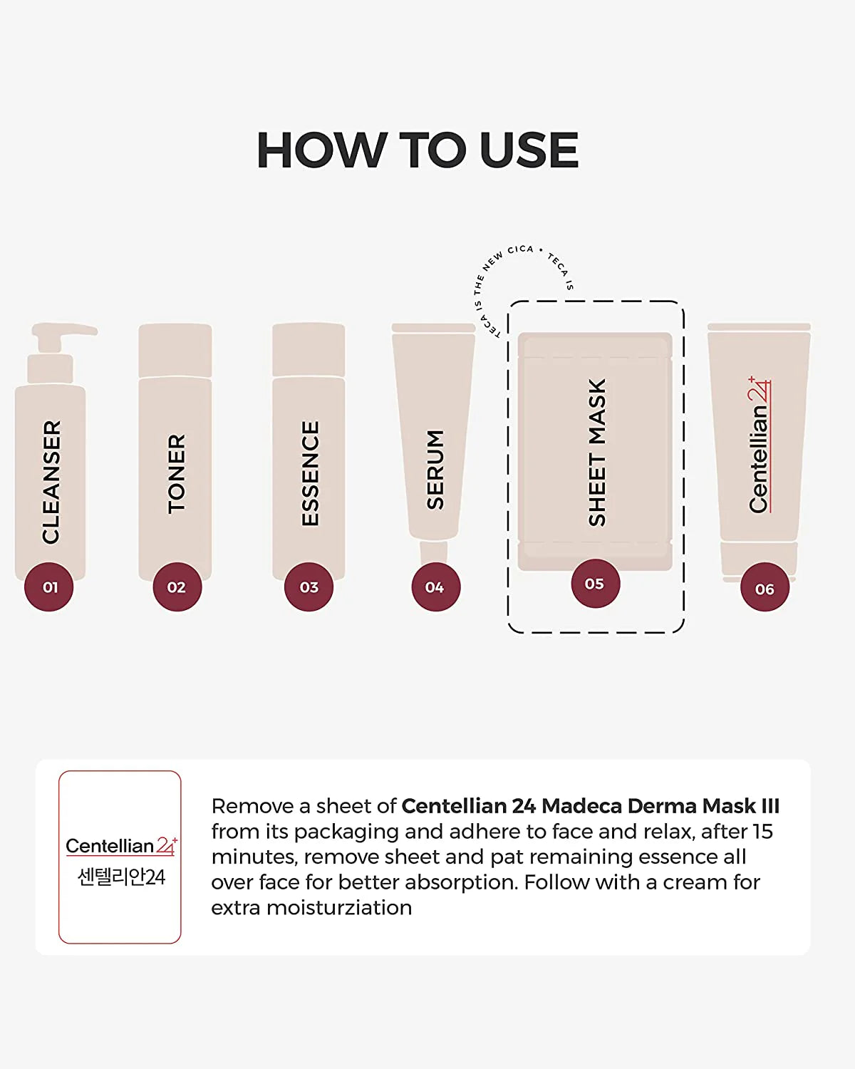 Centellian24 Madeca Mask III -10 Pack | Korean Sheet Mask | Wholesale K-Beauty