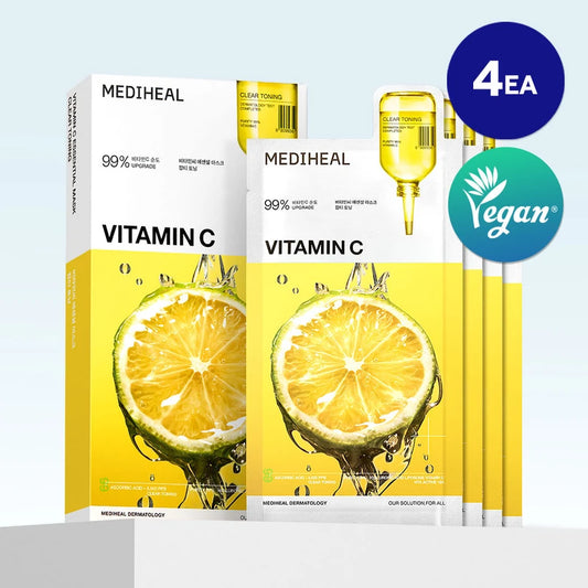 Mediheal Vitamin C Essential Mask (Pack of 4) | Wholesale K-Beauty