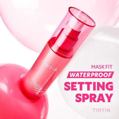 TIRTIR Mask Fit Waterproof Setting Spray - Semi-Matte Finish 24H Long-Lasting Sweat-proof Water-Resistant Makeup Fixer | Wholesale K-Beauty